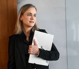 Bild på Eva Glückman, vd på Grafiska Företagen.