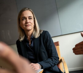 Bild på Eva Glückman, vd på Grafiska Företagen.
