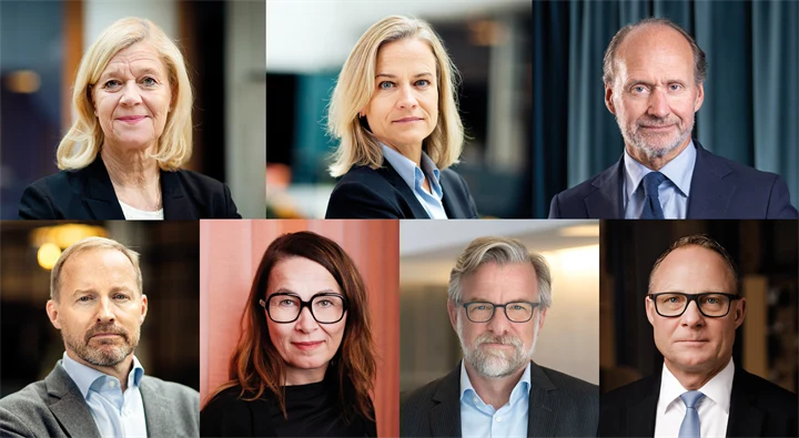 Lena-Liisa Tengblad, Gröna arbetsgivare, Eva Glückman, Grafiska Företagen, Per Hidesten, Industriarbetsgivarna, David Johnsson, Trä- och möbelföretagen, Cecilia Nykvist, vd TEKO, Jonas Hagelqvist, IKEM och Björn Hellman, Livsmedelsföretagen.