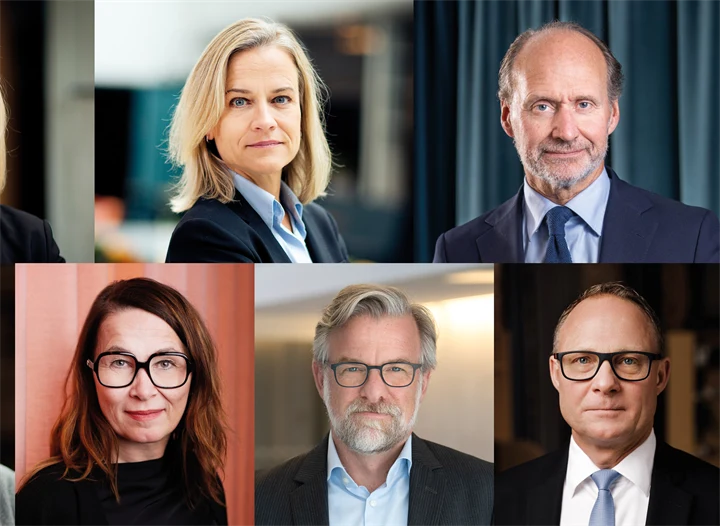 Lena-Liisa Tengblad, Gröna arbetsgivare, Eva Glückman, Grafiska Företagen, Per Hidesten, Industriarbetsgivarna, David Johnsson, Trä- och möbelföretagen, Cecilia Nykvist, vd TEKO, Jonas Hagelqvist, IKEM och Björn Hellman, Livsmedelsföretagen.